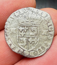 Henri IV , douzain du dauphiné aux deux H 1595! 2,00g