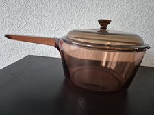 casserole vision corning 2L5 avec couvercle - sans bec verseur diamètre 21 cm