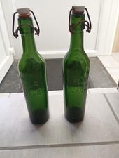 2 bouteille de bière en verre