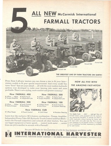 Tractors international 5 - ih,