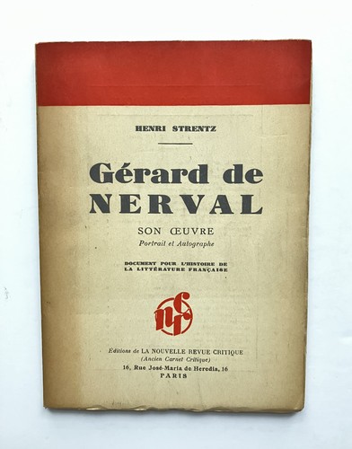 Henri strentz gérard de - ",