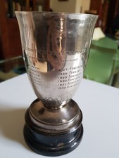 Rare & Unique en ARGENT Coupe de LAWN-TENNIS championnat Champagne de 1921 1938