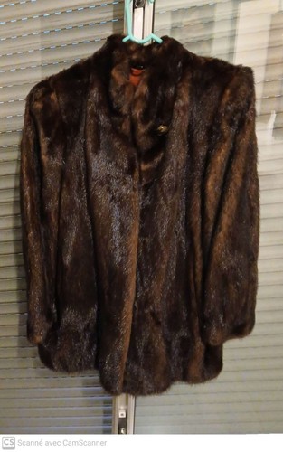 Veste vison dark - vison, neige