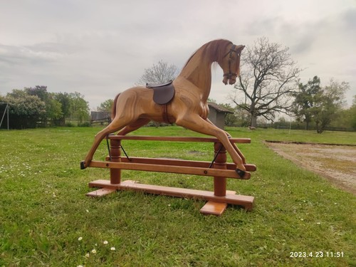 Cheval bascule ancien - cheval, à