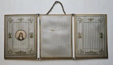 Ancien miroir barbier