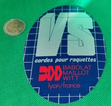  Autocollant VS cordes Pour raquettes BABOLAT (maillot witt LYON/FRANCE)