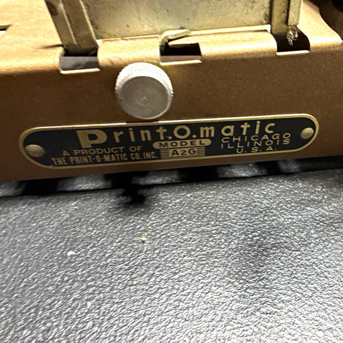 Print matic a2g metal letter - metal,