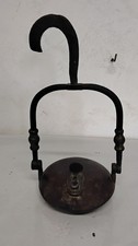 Lampe De Mineur A Huile Ancienne