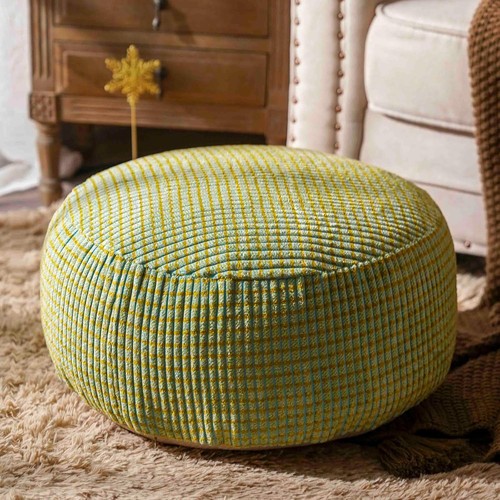 Pouf ottoman cover unstuffed - pouf,