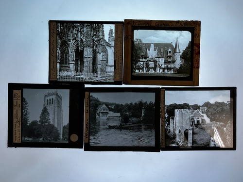 Lot vues sur verre fin - de,