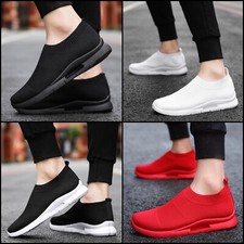 sneakers basket chaussure homme tissu maille légère confort sans lacet à enfiler