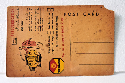 Vintage shell lubrication - vintage,
