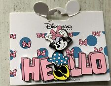 PIN'S PIN DISNEY DISNEYLAND PARIS DLP MICKEY  MINNIE HELLO ABM