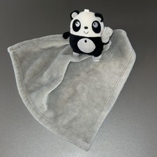 Doudou panda noir blanc gris - doudou,