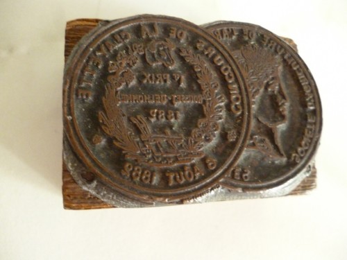 Ancien tampon encreur concours - tampon,