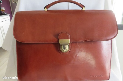 Cartable cuir luc arvillers - cartable,