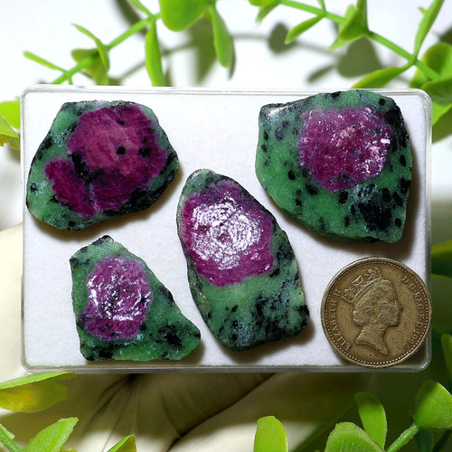 Zoisite rubis électrique - , 4