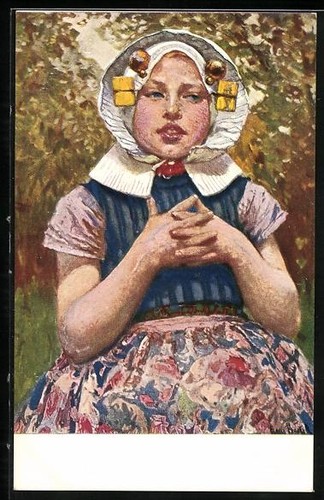 Carte postale artiste - carte,