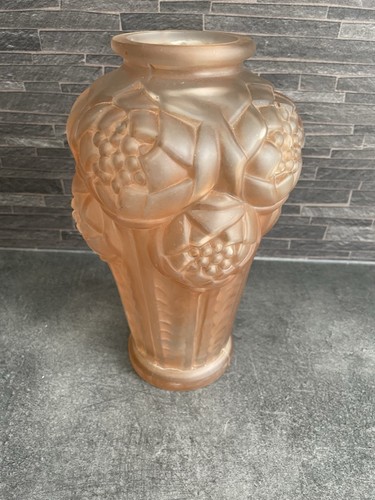 Ancien vase art déco verre - ancien,