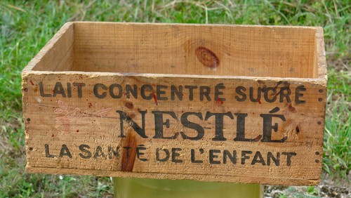Nestlé ancienne caisse bois - nestlÉ,,
