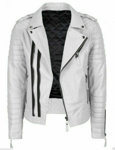 Veste motard cuir - veste,