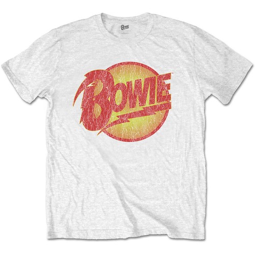 White david bowie logo - white,