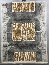 Grande lithographie en relief