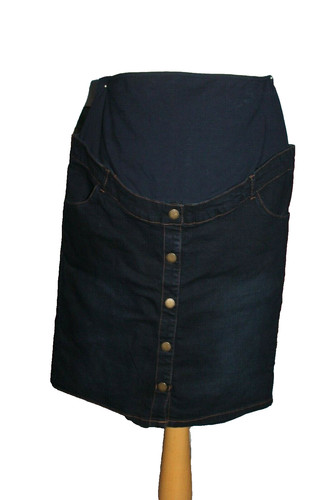 Jupe courte jeans maternite - jupe,