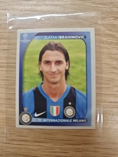 STICKER PANINI UEFA CHAMPIONS LEAGUE 2008-09 ZLATAN IBRAHIMOVIC #313 INTER RARE