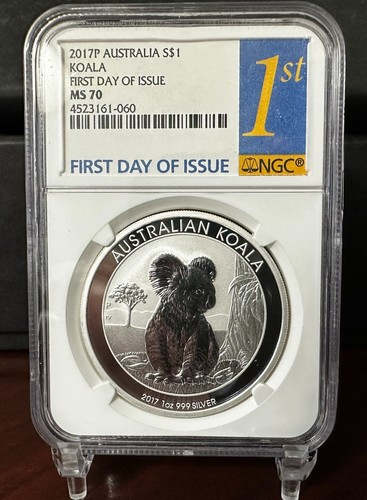 2017 ngc ms70 1 - p, australia