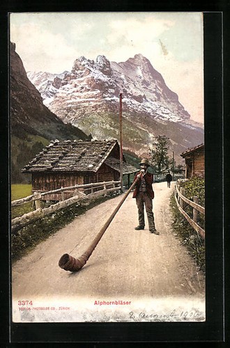 Carte postale souffleurs - postale, de