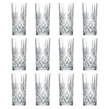 12x RCR Crystal 360ml Melodia Verres à Whisky Verre Buvant Gobelets Ensemble
