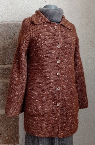 Gilet crocheté fait main