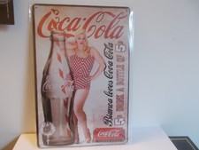 plaque publicitaire COCA-COLA