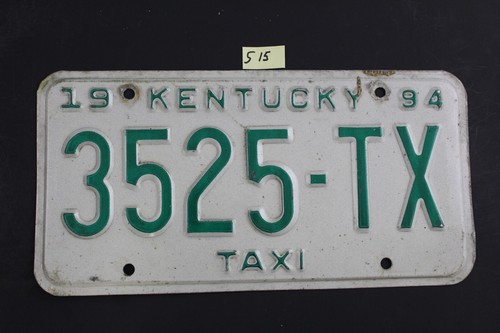 1994 kentucky taxi - taxi, license