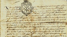1734 Parchemin Groslée vente