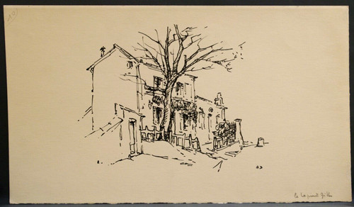 Dessin vers 1950 - le, à