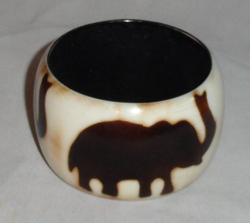 Elephant bangle bracelet - bangle,
