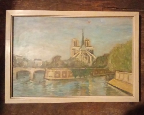 Tableau huile sur - tableau,