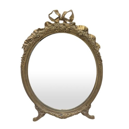 Miroir ovale style louis - de,
