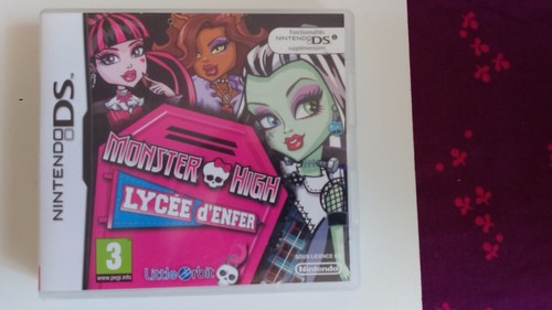 Jeu nintendo monster high - ds,
