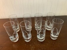 7 verres à tequila modèle Corolles en cristal Daum (prix à la pièce)
