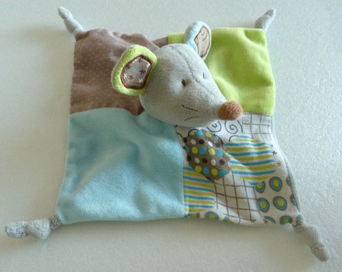 Doudou plat carreblanc - plat,
