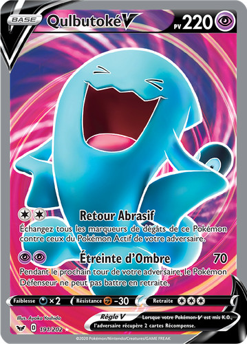 Carte pokémon qulbutoké - carte, qulbutoké-v