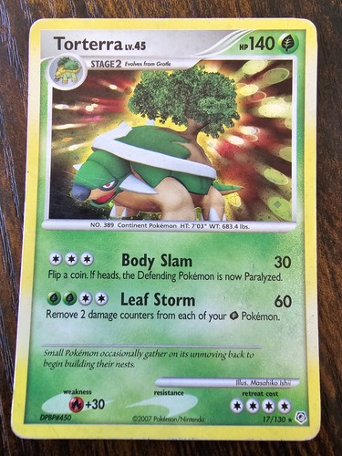 Torterra 130 pokemon tcg - pokemon,