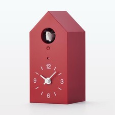 MUJI NEW Cuckoo Clock Red
