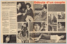 1961 DOCUMENT cinema MIREILLE DARC et CLAUDE BRASSEUR  2pages