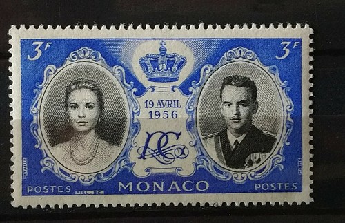 Monaco timbre 475 mariage - timbre,