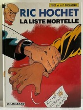 BD - RIC HOCHET - TOME 42 LA LISTE MORTELLE - LE LOMBARD - TIBET DUCHATEAU - 3D