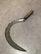 outil ancien faucille serpe outil de coupe vigneron objet ancien’